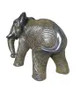 Product image 5 of the product “Elephant, 85cm Length | GRC (Glassfibre Reinforced Concrete), Copper Finish ”